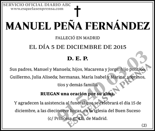 Manuel Peña Fernández